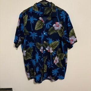 Tropical Blue Hawaiian Shirt